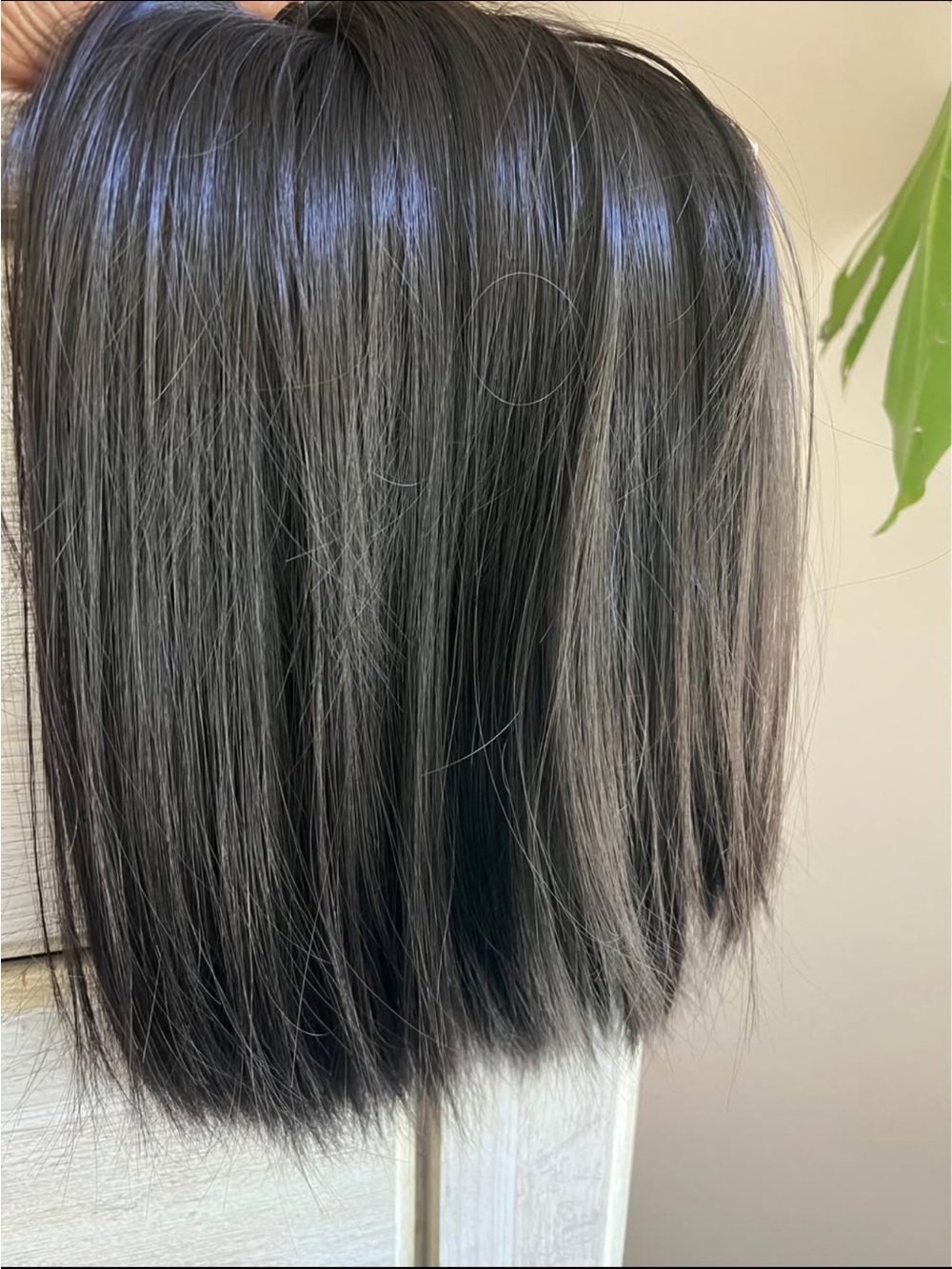 Sleek Straight Women’s Hairpiece in Dark Brown-Black